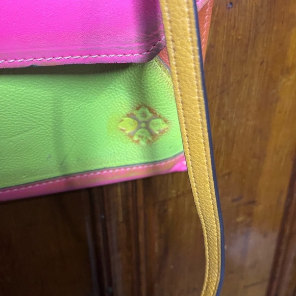 Pink/lime green Patricia Nash Crossbody bag - Picture 4 of 10